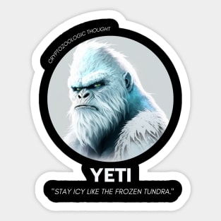 Cryptozoologic Thought: Yeti Sticker